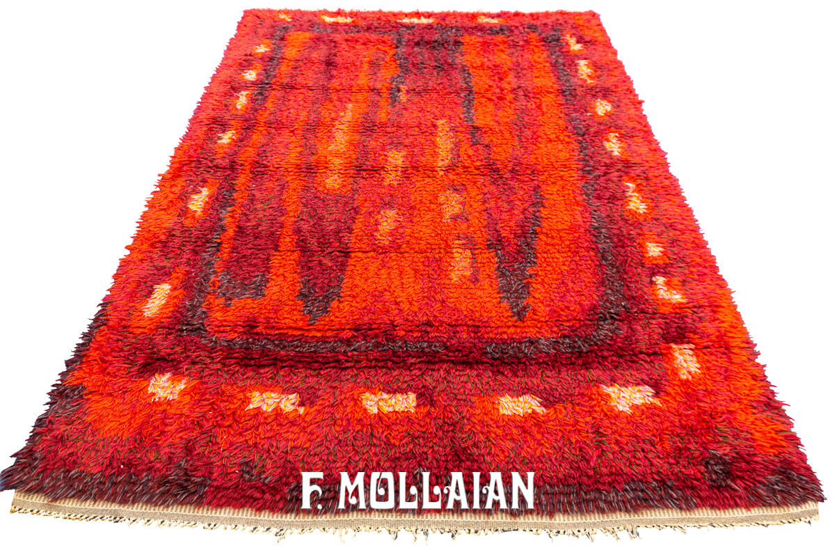 Rya Rug Red Color n°:187274